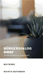 Mobile Screenshot of buergerdialog-bmbf.de